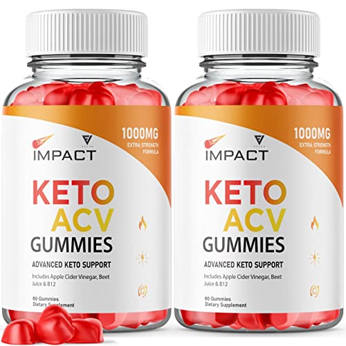(2 Pack) Impact Keto Gummies for Weight Loss and Belly Fat Diet, AVC Keto ACV Advanced FyvusUS supplements