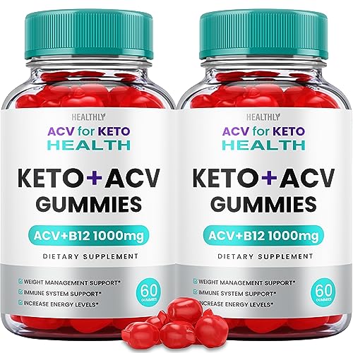 (2 Pack) Acv for Keto Health Gummies - Official Formula, Vegan - Acv for Keto Health Gummies HealthlyUS supplements