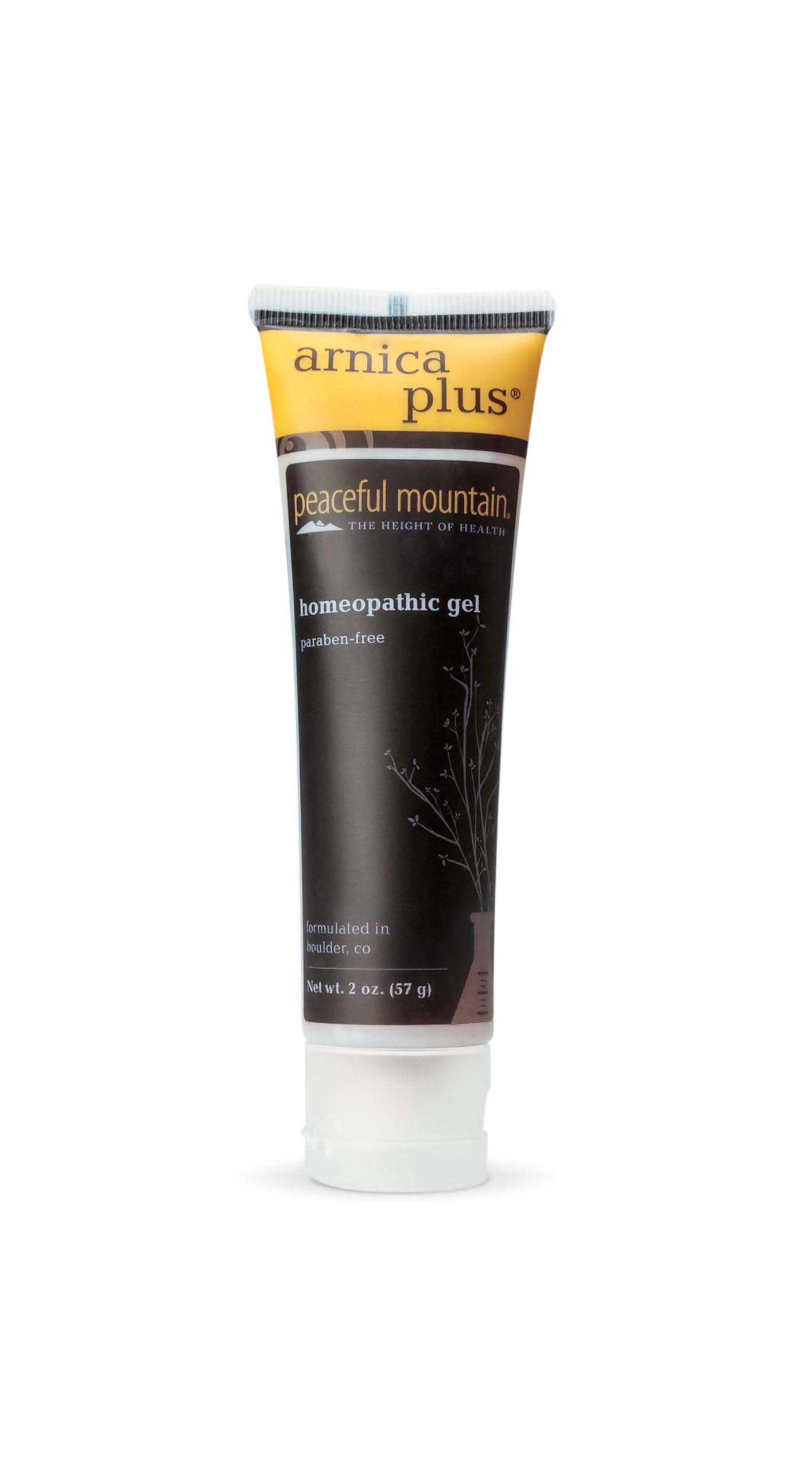 Peaceful Mountain Arnica Plus Homeopathic Gel - Natural Homeopthic Gel for Sore or cramping Muscles - 2oz Peaceful Mountain Au supplements