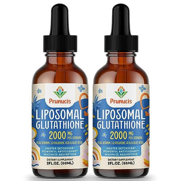 2000MG Liposomal Glutathione Liquid, 98% Absorption, Glutathione Liquid Supplement Prunucis Au supplements