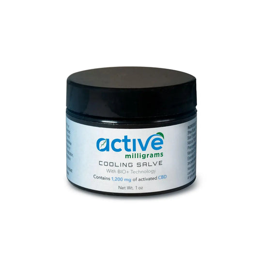 active milligrams Hemp Cooling Salve for Joint & Muscle Relief - Infused with Menthol, Shorea (Sal) Butter, Yarrow Essential Oil – Soothe Discomfort in Back, Knees, Neck, Shoulder, and Elbow - 1 OZ active milligramsAU supplements