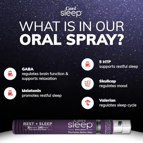 Sleep Fast & Longer - Oral Absorbtion Spray Can I Sleep Natural Sleep Aid with Melatonin Cani Brands Feel Amazing Au supplements