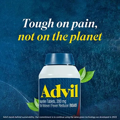 Advil Pain Reliever and Fever Reducer, Pain Relief Medicine with Ibuprofen 200mg for Headache, Backache, Menstrual Pain and Joint Pain Relief - 300+24 Coated Tablets Advil Au supplements