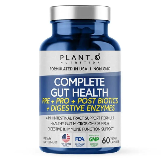 4-in-1 Prebiotic Probiotic & Postbiotic for Women & Men, Complete Gut & Digestive Support PLANT.O NUTRITIONAU supplements