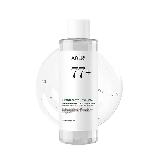 Anua Heartleaf 77 Soothing Toner, Moisturizing & Calming Facial Toner for Glass Skin, Hyaluronic Acid, Lightweight Hydration ANUAUS supplements