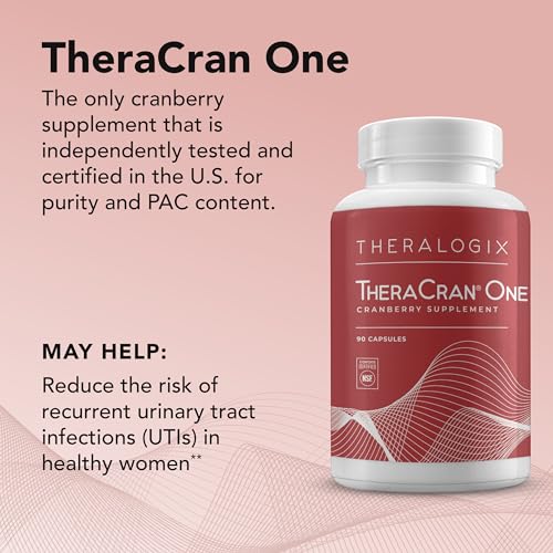 Theralogix TheraCran One Cranberry Capsules - 90-Day Supply - Cranberry Supplement Theralogix Au supplements