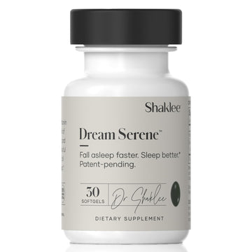 Shaklee - Dream Serene™ Melatonin Sleep Aid - Fall Asleep Faster, Wake Up Refreshed - with Melatonin, Valerian, Lemon Balm, L-Theanine - for Ultimate Beauty Sleep - 30 Softgels Shaklee Au supplements