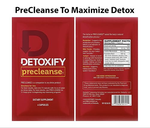 Shootclhear - Detoxify readyclean Detox Drink, Herbal Precleanse Pills, 6 Panel Test, Detox ShootclhearUS supplements