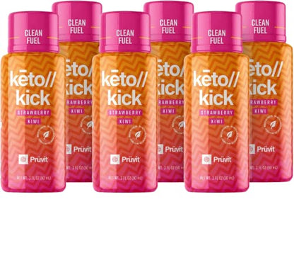 Pruvit Keto Kick Strawberry Kiwi Exogenous Ketones Exalt The Benefits of Natural Slim PRÜVITUS supplements