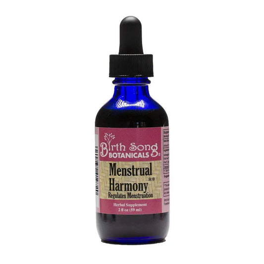 Birth Song Botanicals Menstrual Harmony Tincture, Herbal Period Symptom Support Birth Song BotanicalsAU supplements