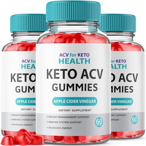 (3 Pack) ACV for Keto Health - Premium Apple Cider Vinegar Gummies – Natural Detox Hidden ElixirUS supplements
