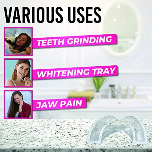 HONEYBULL Mouth Guard for Grinding Teeth [6 Pack] 1 Size for Heavy Grinding | Comfortable HoneyBull uk supplements