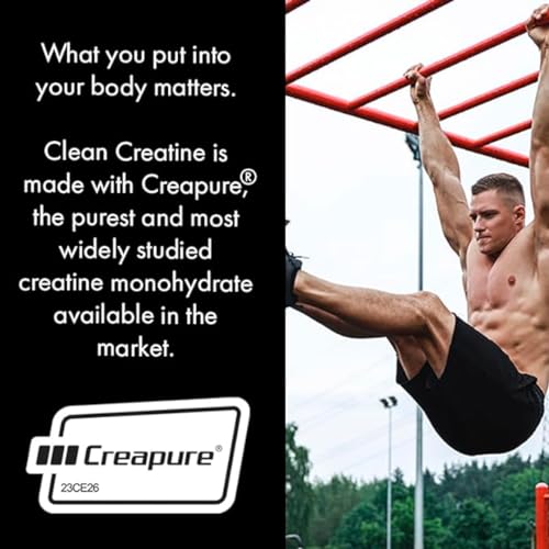 Clean Creatine - 100% Creapure® Creatine Monohydrate Powder for Muscle Growth CLEAN Au supplements