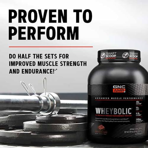 GNC AMP Wheybolic Protein Powder | Targeted Muscle Building and Workout Support GNC Au supplements