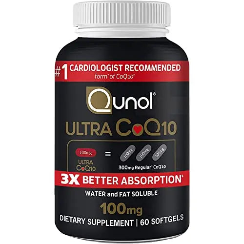 Qunol Ultra CoQ10 100mg Softgels- 3x Better Absorption Coenzyme Q10 Supplements QunolAU supplements