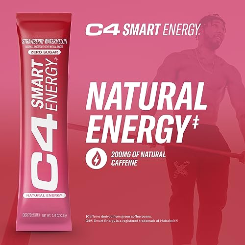 C4 Smart Energy Powder Stick Packs - Sugar Free Performance Fuel & Nootropic Brain Cellucor Au supplements
