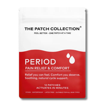 The Patch Collection® – Period Pain Relief Patch | Menthol, Turmeric, Valerian Root, Green Tea, Pomegranate Oil (Pack of 12) The Patch Collection Au supplements