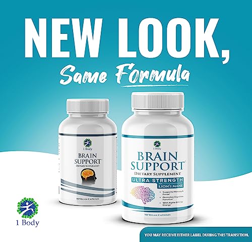 1 Body Brain Supplements for Memory and Focus - Support Healthy Brain 1 Body Au supplements