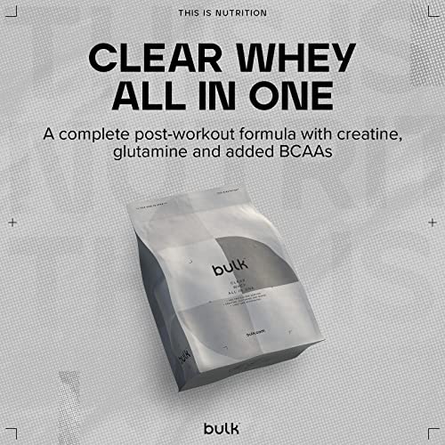 Bulk Clear Whey All in One, Protein Powder Shake, Blue Raspberry, 500 g Bulk Au supplements