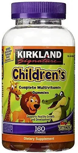 Kirkland Signature FsmJUt Childrens Complete Multivitamin Gummies, 160 Count KIRKLAND Au supplements