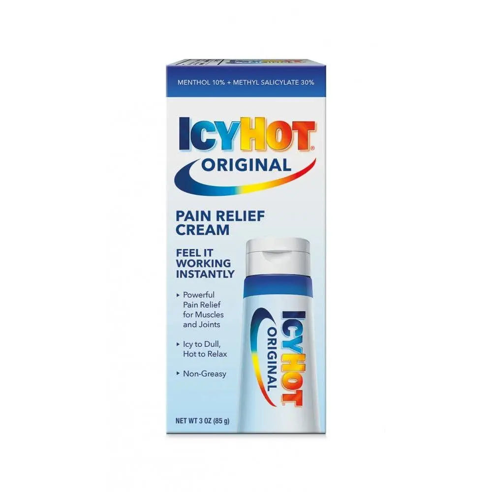 ICY HOT Pain Relieving Cream Extra Strength 3 oz ( Packs of 4) Icy Hot uk supplements