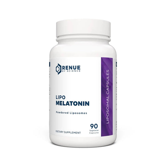 Renue By Science Melatonin | Liposomal Melatonina Supplement | 90 High Strength Melatonin Capsules - 1mg Melatonin per Serving | Sleep Aid Melatonin | Non-GMO | Made in The USA & Third-Party Tested Renue By ScienceAU supplements