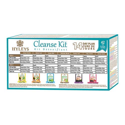 HYLEYS Tea 14 Days Cleanse Kit - 42 Tea Bags (100% Natural, Sugar Free, Gluten Free HYLEYS Au supplements