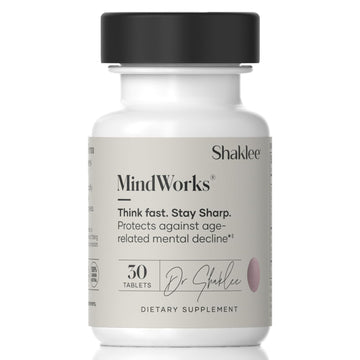 Shaklee MindWorks® - Brain Health Supplement for Brain Sharpness & Focus - Supported Nutrients & Extracts - Chardonnay Grape Seed Polyphenols, Guarana Extract, Vitamins B6, B12, Folate - 30 Tablets Shaklee Au supplements