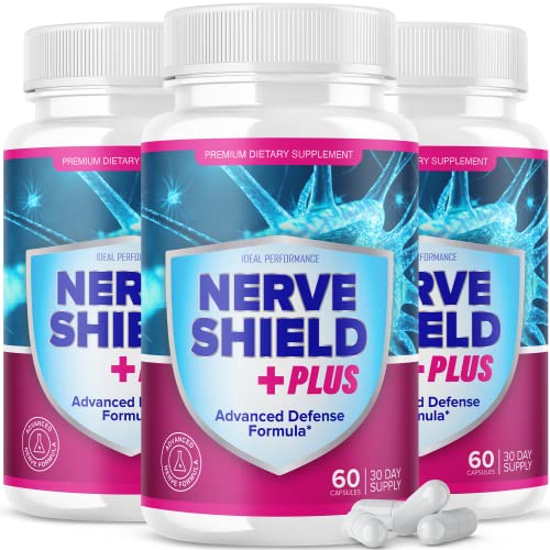 (3 Pack) Nerve Shield Plus Pills Original Supplement Advanced Nerve Formula IDEAL PERFORMANCEUS supplements
