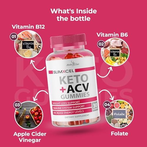 SlimXcel Keto ACV Gummies Weight Loss - 1500mg Once a Day, Strong Time Released Advanced Malibu Labs Au supplements