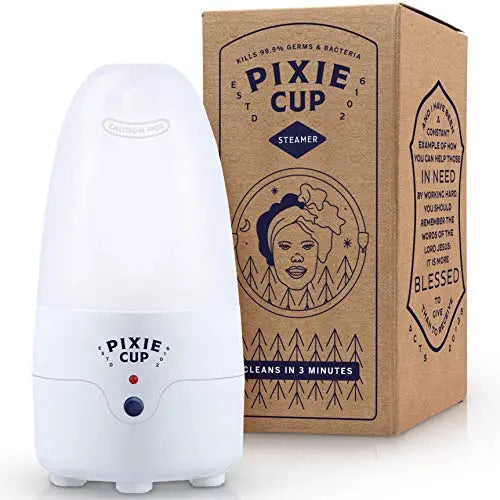 Pixie Menstrual Cup & Disc Steamer Sterilizer - Ranked 1 for The Best Steamer - Kills 99.9% of Germs Pixie CupAU supplements