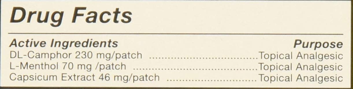 Tiger Balm Pain Relieving Patch, Large 4 Each, 4 Count, Pack of 2 Tiger Balm Au supplements