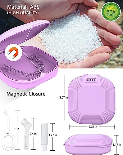 HEMILAB® Retainer Case, Slim Aligner Case with Vent Holes, Compatible with Invisalign HEMILABAU supplements