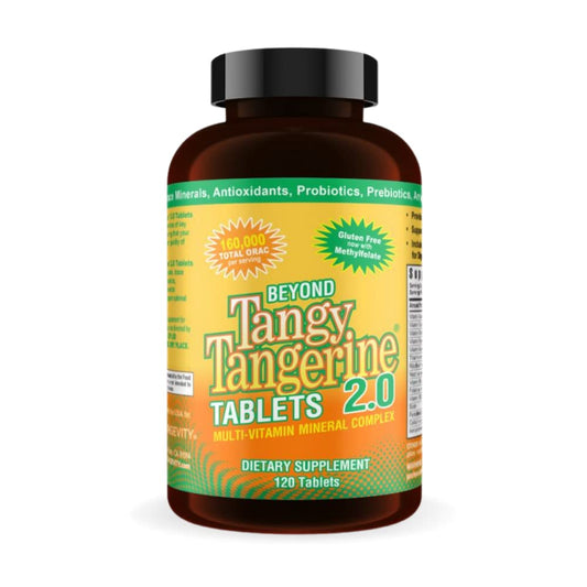 Youngevity Beyond Tangy Tangerine 2.0 Multi-Vitamin & Mineral Complex - Made with Natural & Whole Foods | 160,000 ORAC | 120 Tablets | 1 Bottle YoungevityAu supplements
