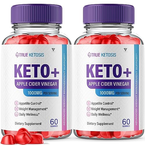 (2 Pack) True Ketosis Keto Gummies for Weight Loss, True Ketosis Keto ACV Gummies FyvusUS supplements