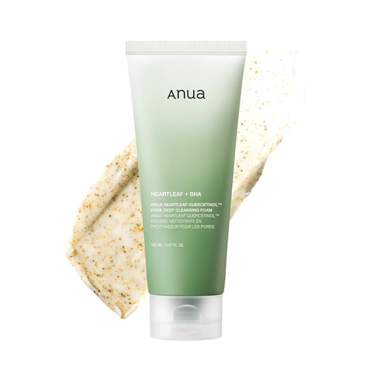 Anua Heartleaf Quercetinol Pore Deep Cleansing Foam, Face wash for Pore Refining Cleanser, Hydrating Daily Facial Cleanser ANUAUS supplements
