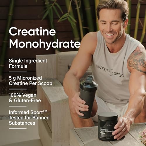 Sports Research Creatine Monohydrate - Gain Lean Muscle, Improve Performance Sports Research Au supplements