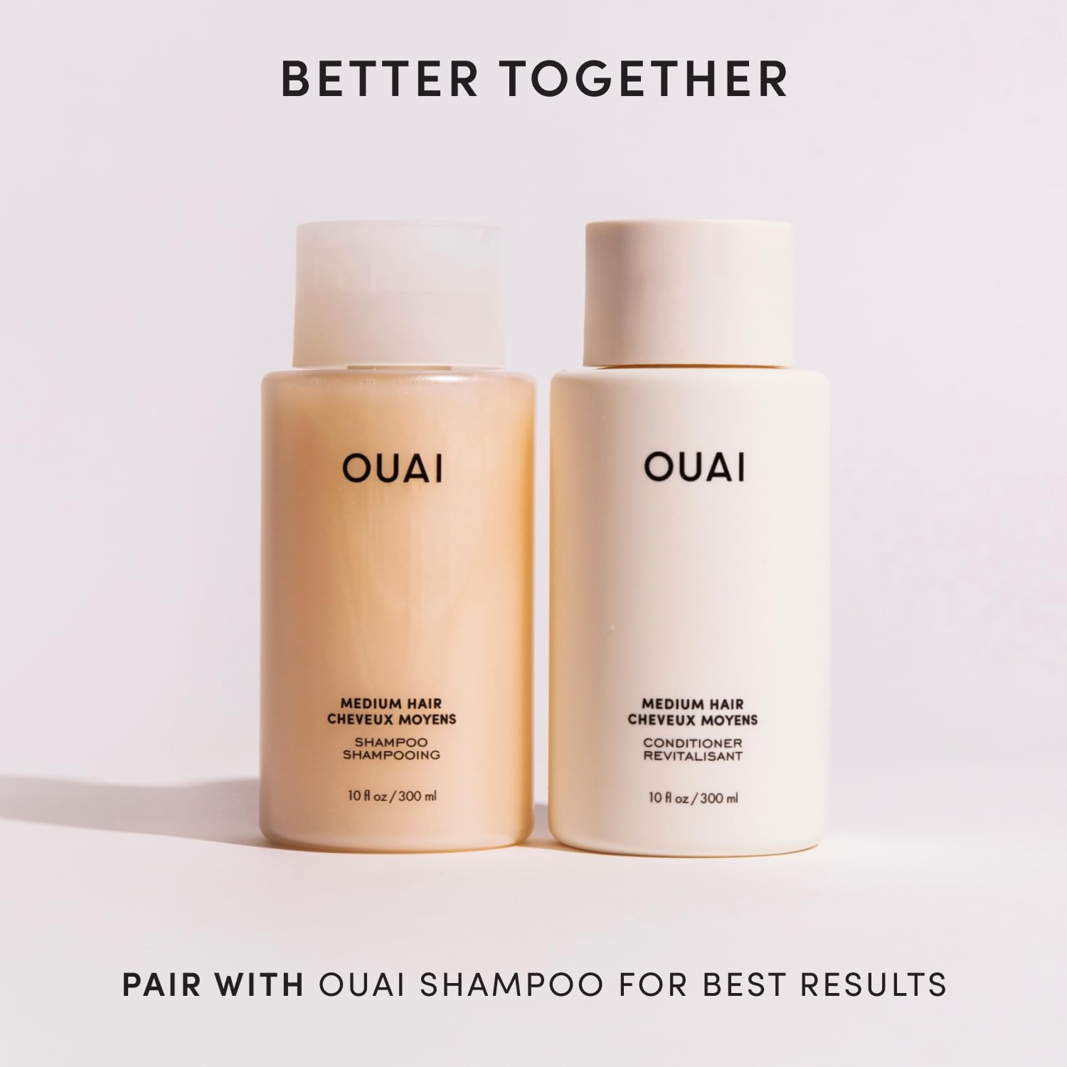 OUAI Medium Conditioner Travel Size - Hydrating Hair Conditioner with Coconut Oil, Babassu Oil, and Keratin - Strengthens, Repairs and Adds Shine - Paraben and Phthalate Free Hair Care Products (3 Oz) OUAI Au supplements
