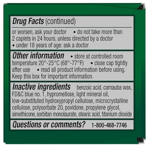 Excedrin Migraine Relief Caplets for Migraine Symptoms, Acetaminophen 250mg, Aspirin 250mg, Caffeine 65mg, Pain Reliever, 24 Count Excedrin Au supplements