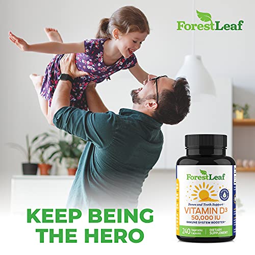 ForestLeaf - Vitamin D3 IU Weekly Supplement (50,000 IU - 240 Count) ForestLeaf Au supplements