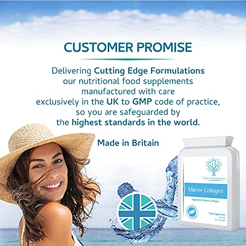 Marine Collagen 600mg 60 Capsules - Highly Bioavailable Naticol® Type 1 swiss bioenergeticsAU supplements