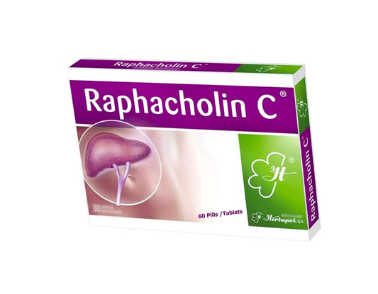 Polpharma RAPHACHOLIN C N30 x 2 Pills/Tablets (Total 60) - Made in Poland & Language PolpharmaAU supplements