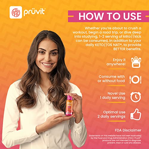 Pruvit Keto Kick Strawberry Kiwi Exogenous Ketones Exalt The Benefits of Natural Slim PRÜVITUS supplements