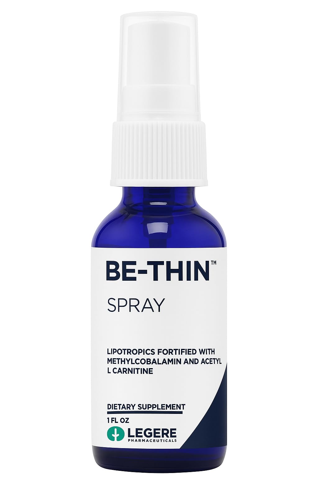 ES Global Brands Legere Pharmaceuticals Be-Thin Nutrient & Energy Support Spray – MIC Spray, Methionine, Inositol, Choline, Amino Acids, B12, – Wellness & Clean Energy, 1 fl oz ES Global Brands Au supplements