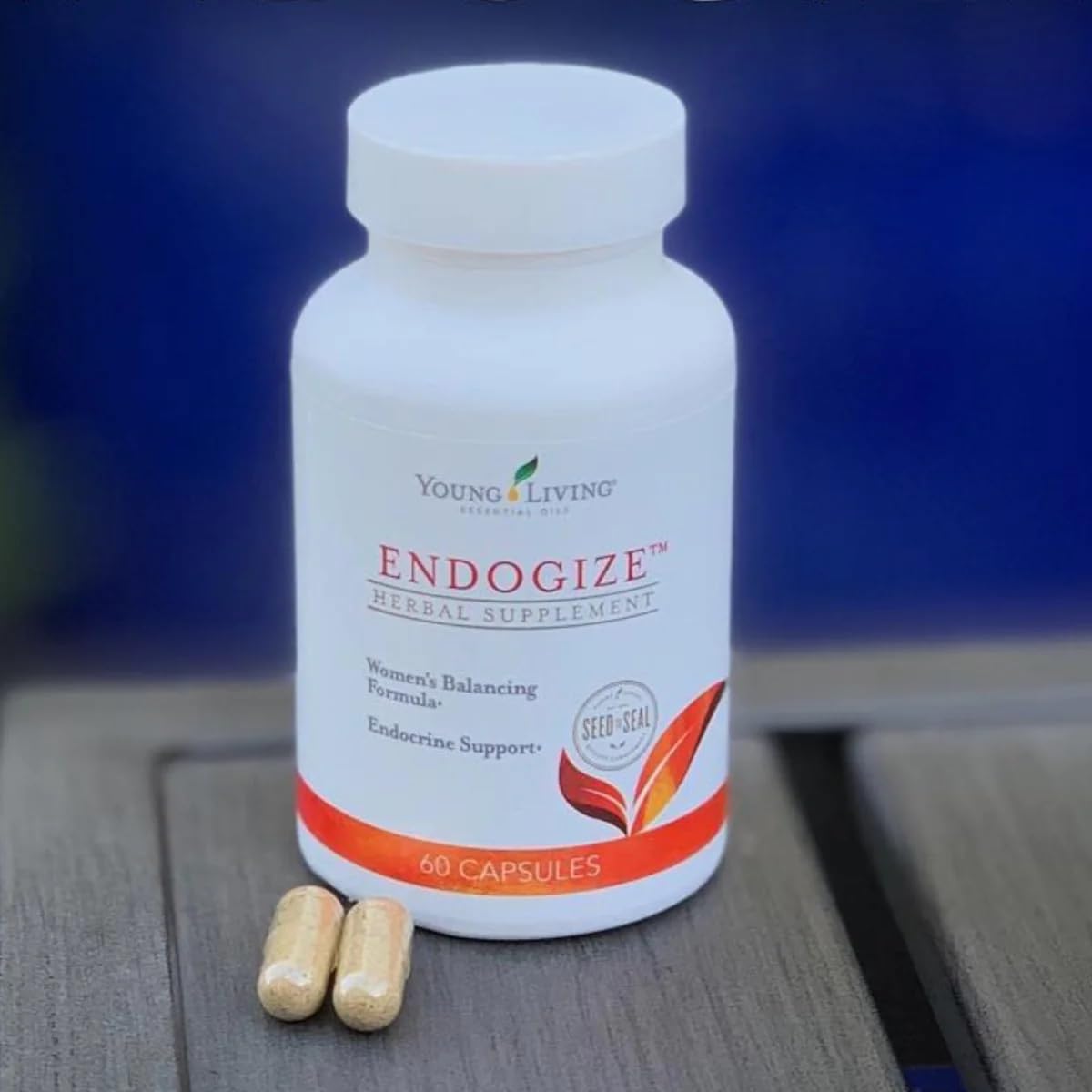Young Living - EndoGize 60 Capsules | Hormonal Health & Endocrine System Support with Essential Oils | Daily Herbal Supplement for Women's Wellness & Balancing Formula Young Living Au supplements