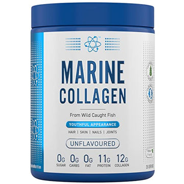Applied Nutrition Marine Hydrolysed Collagen Powder from Wild Salmon - Protein for Health, Skin, Hair, Nails, Bones, Muscle & Joints Applied Nutrition Au supplements