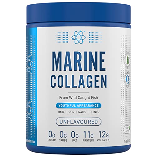 Applied Nutrition Marine Hydrolysed Collagen Powder from Wild Salmon - Protein for Health, Skin, Hair, Nails, Bones, Muscle & Joints Applied Nutrition Au supplements