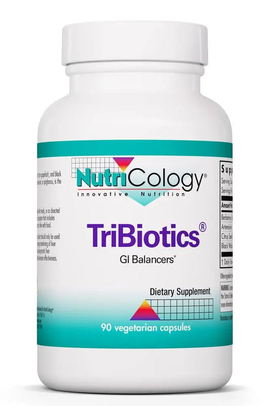 Nutricology TriBiotics - Berberine Artemisinin Botanical Blend - Gastrointestinal Support - Hypoallergenic - 45 Servings - 90 Capsules Allergy Research GroupAu supplements