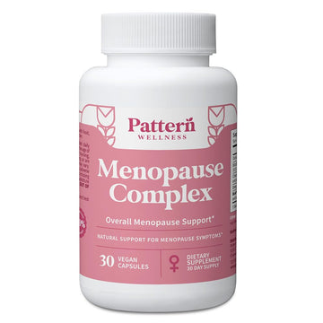 Pattern Wellness Menopause Complex – Herbal Supplement for Women’s Wellness & Hormone Health Support – with Black Cohosh, DIM & Bioperine® – 30 Vegan Capsules, 3rd Party Tested Pattern Wellness Au supplements